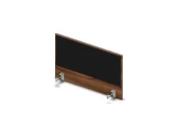 opzetpaneel bureau aanbouw NP-tiepolo nut BN8033-zwart 800mm