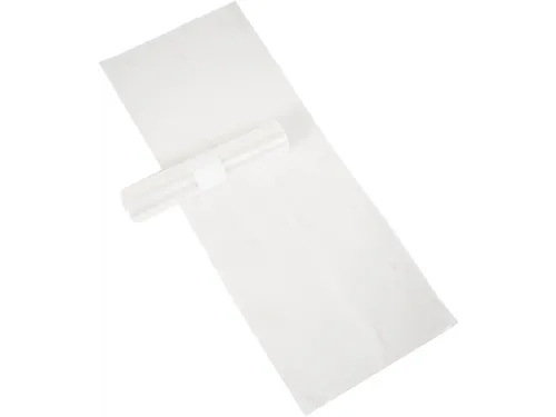 Vuilniszak 20 micron 60x80x 0.02 cm 60L Transparant HDPE 20x rol 20st