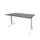 Bureau Linesto Plus Hoogte instelbaar 160x80cm Logan eik T-poot Wit