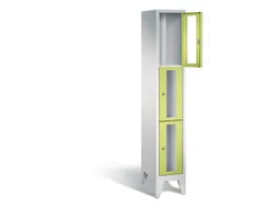 lockerkast,HxBxD 1850x320x500mm,1x3vakken,vak B 300mm,cil.-slot,voeten