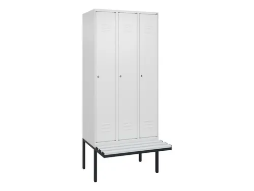 locker voor scheiding van kleding,HxBxD 2120x900x815mm,3vak