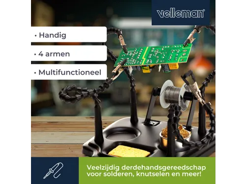 Derde Hand Met 4 Armen En Soldeertinhouder