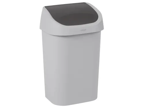 Curver vuilnisbak Mistral Swing recycled PVC antraciet 25 Liter