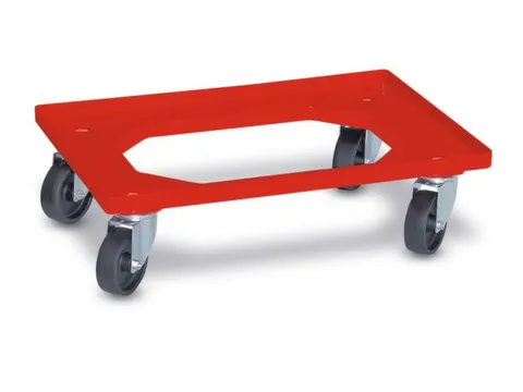 onderwagen voor kratten,draagverm. 250kg,laadvl. LxB 600x400mm