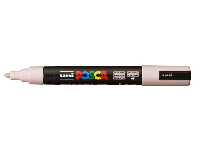 Paintmarker Uni POSCA PC5M medium satijn roze