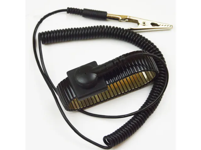 ESD polsband,v. antivermoeidheidsmat,metaal,zwart