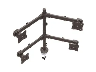 Monitorarm Voor 4 Schermen Verstelbaar Stevig Stalen Frame - 5