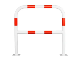 beschermbeugel,v. binnen/buiten,HxBxD 1000x1000x150mm,staal,wit/rood - 4
