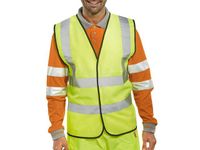 Veiligheidsvest, Reflecterend, Maat L, Geel