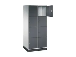 grootvolume-lockersysteem,RAL 7035/RAL 7021,HxBxD 1950x820x600mm