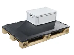 herbruikbare palletafdekking,LxB 1200x800mm,ABS,m. antisliprand