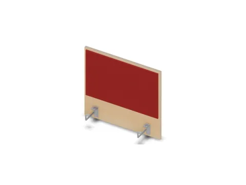 opzetpaneel bureau aanbouw zijkant NE-esdoorn BN4011-rood 600mm