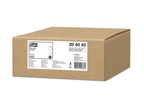 Afvalzak Tork 204042 B3 Advanced 33x40cm 5 Liter transparant