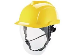 MSA V-Gard 950 veiligheidshelm, ABS, geel, per stuk, niet geventileerd
