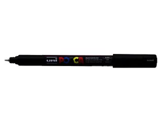 Verfstift Posca PC1MR Extra Fijne punt 0,7mm Zwart - 2