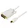 3m Lange Mini Displayport-naar-dvi-adapterconverterkabel Wit