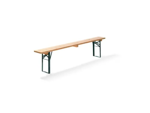 bank,HxBxD 480x2200x250mm,zitting berkenhout natuur,frame donkergroen