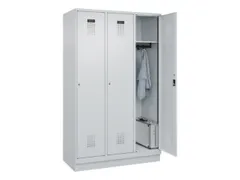 locker,HxBxD 1950x1200x500mm,3vak,vak B 400mm,cil.-slot,sokkel