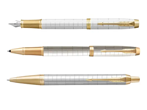Rollerpen Parker IM Premium Pearl GT Fijn Zwarte inkt