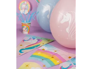 Vlaggenlijn 10 meter Party Flags foil Unicorn - 3