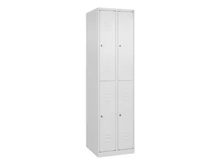 dubbeldekse locker,HxBxD 1850x500x500mm,2x2vak.,vak B 250mm - 1