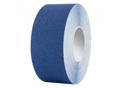tape,vinyl,blauw,band LxB 25mx75mm,met antislip-eigenschappen