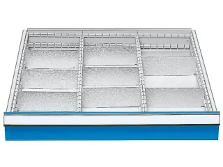 Lade-Indelingsset,V. Werkbank,8Lengteverdeler/2Scheidingsplaten - 2