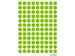 Etiquette HERMA 1848 rond 8mm vert fluo 540 pièces