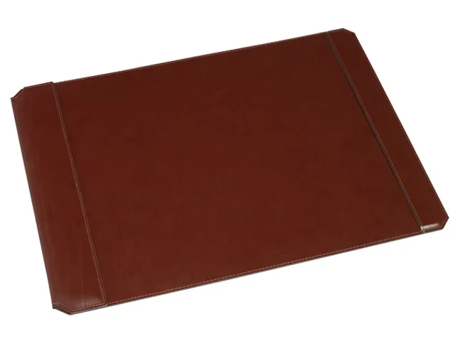 Rillstab bureauonderlegger Leder 40x60 bruin