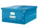 Opbergbox WOW Click & Store 369x200x482mm blauw 85% gerecycled karton