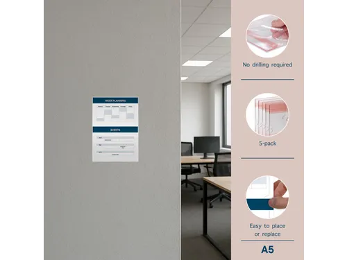 Posterhouder Sleeve A5 Multi-Surface Staand Acryl