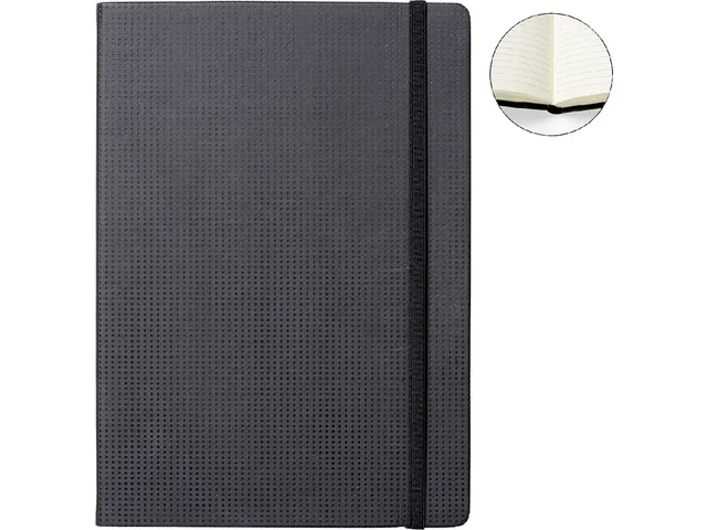 Notitieboek Quantore A6 motief lijn zwart Voordeelbundel