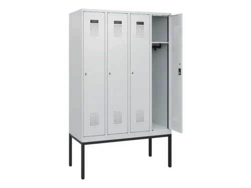 schoollocker,HxBxD 1950x1200x500mm,4vak,vak B 300mm,cil.-slot