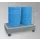 Opvangbak 2x 200l Opvangvol. 220l Staal 405x 1400x 800mm Verrijdbaar
