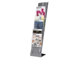 vouwbaar folderrek,HxBxD 1150x250x360mm,v. 7xDIN A4