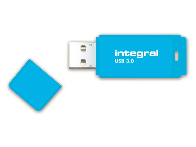 USB stick 2.0 Integral Neon USB-A 32GB blauw