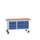 werkbank HxBxD 830x1500x600mm multiplexblad 6laden RAL7035