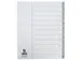 Tabbladen PP Set 1-12 Met Indexblad A4 11-Gaats Grijs