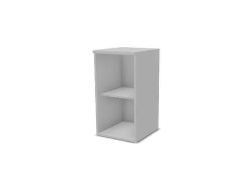 kantoorstelling,opbouwelement,HxBxD 740x400x445mm,MP-lichtgrijs