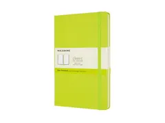 Notitieboek Moleskine large 130x210mm blanco hard cover lemon green