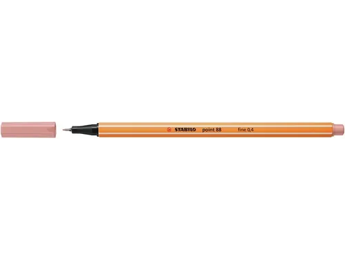 Fineliner STABILO point 88/28 fijn donkerblush