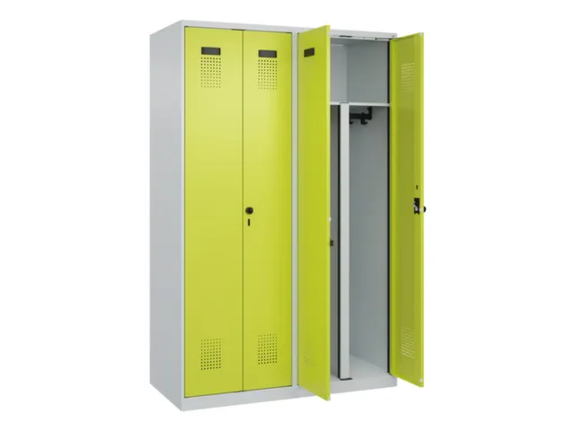 PBM-locker,HxBxD 1850x1200x500mm,4vak,vak B 300mm,draaigrendel