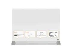 Desktop Glasbord Magnetisch Nobo Diamond 58.5x44.7cm