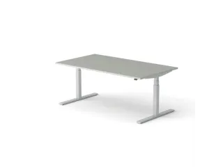Elektrisch ihv bureau HxBxD 640-1300x1800x1000mm blad grijs - 1