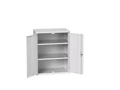 universele kast,HxBxD 1000x800x550mm,2xStalen bodem,draaigrendelslot