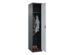 locker,HxBxD 1850x400x500mm,1vak,vak B 400mm,cil.-slot,staand op vloer