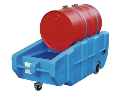 Opvangbak Verrijdbaar 1X 200L Pe H X B X D 640X 1600X 740Mm