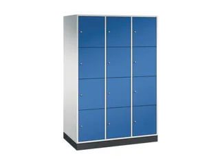 grootvolume-lockersysteem,RAL 7035/RAL 5010,HxBxD 1950x1220x600mm - 2