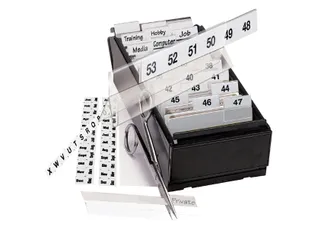 Indextabs Djois 10x150mm zelfklevend aanpasbaar permanent wit 5 stuks - 1
