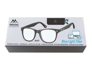 Leesbril Montana +3.00 dpt blue light filter zwart - 2